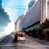 San Francisco Cable Car - 1336  Powell Street at Sacramento - Aspect Ratio 1:1
